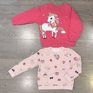 2 jersey sweaters sz.4-6Y